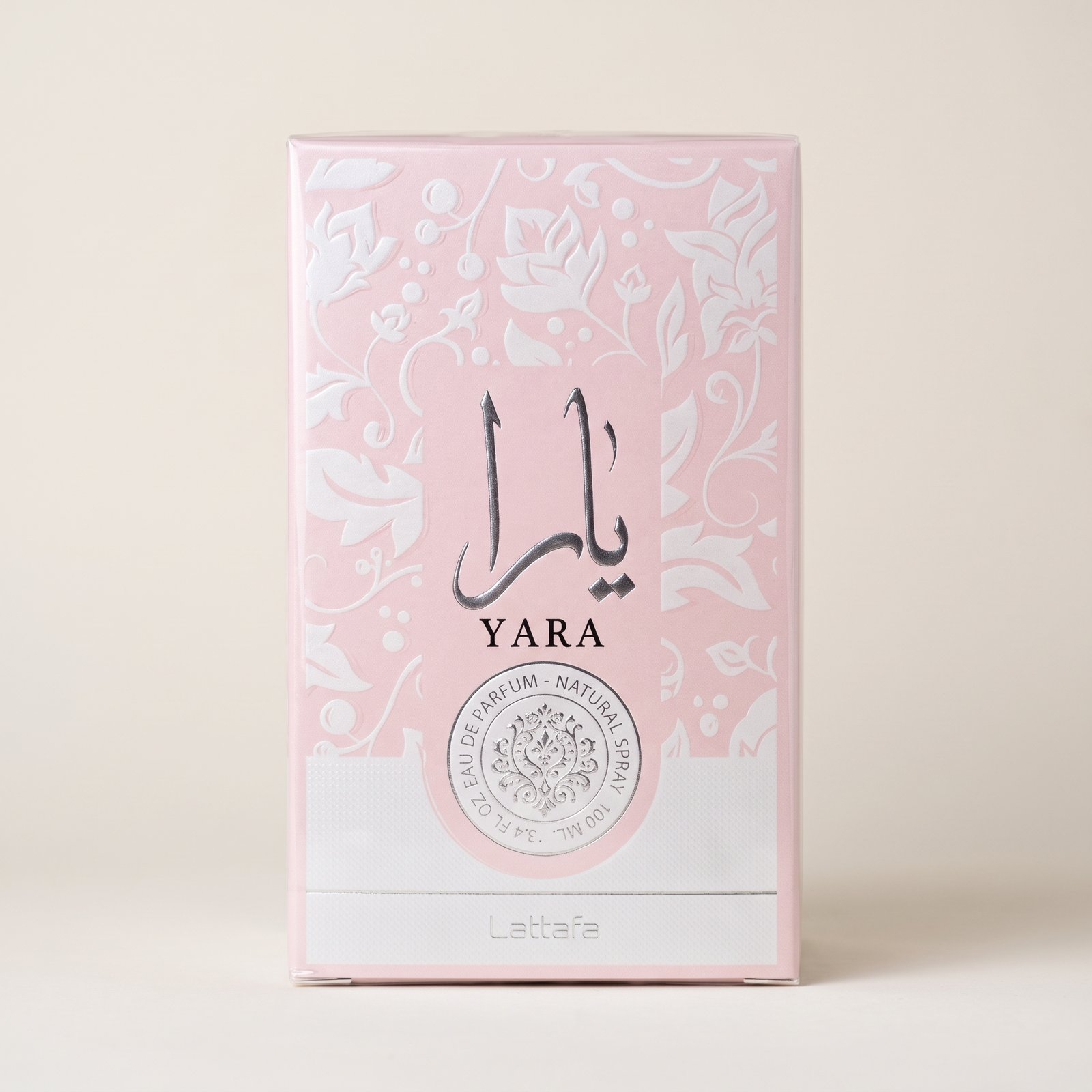 Lattafa Yara Pink EDP 100ml in its original Lattafa packaging